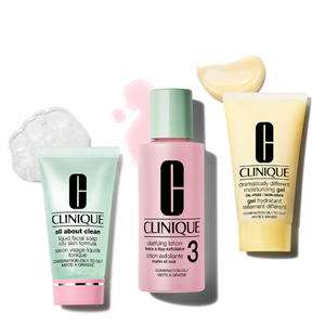 Clinique Skin School Supplies: 3 Step Type 3 Mini Kit
